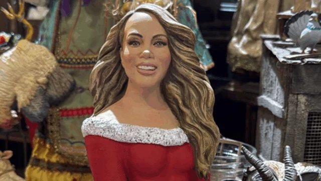 Mariah Carey tra i protagonisti del presepe napoletano