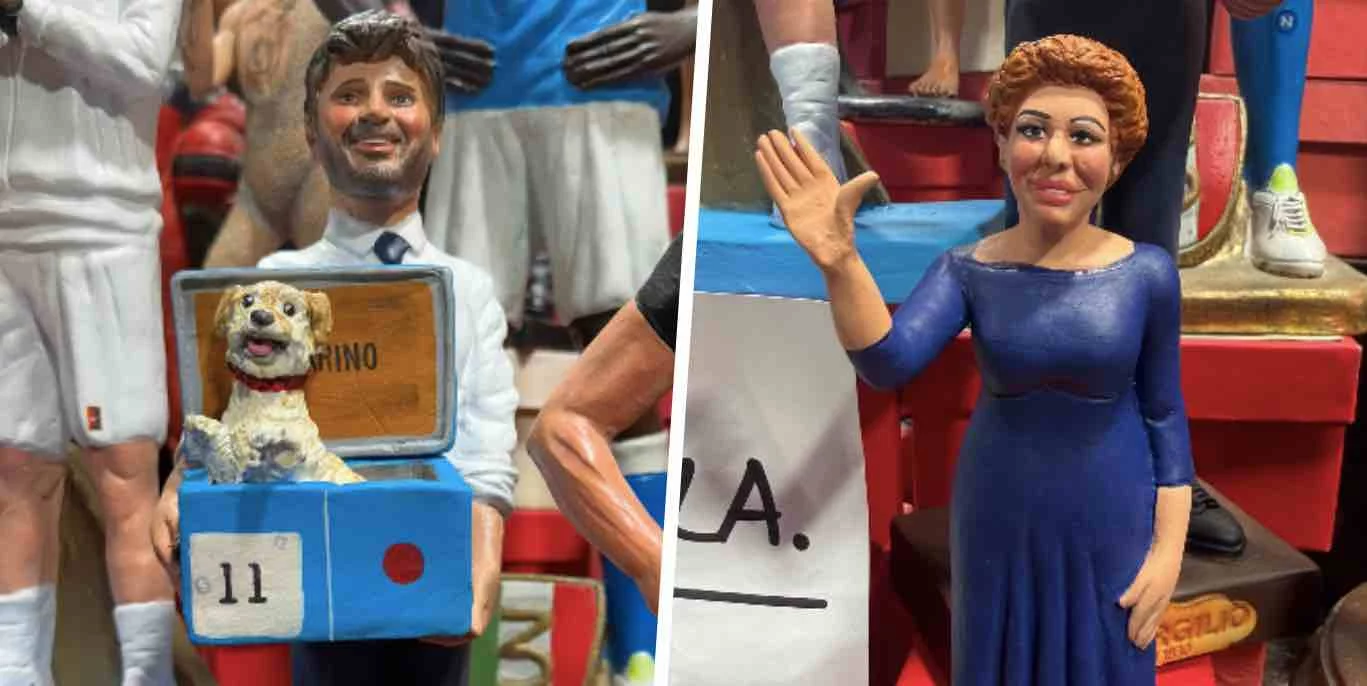 Da Stefano De Martino al ricordo di Ornella Vanoni, le statuine del presepe di Genny Di Virgilio