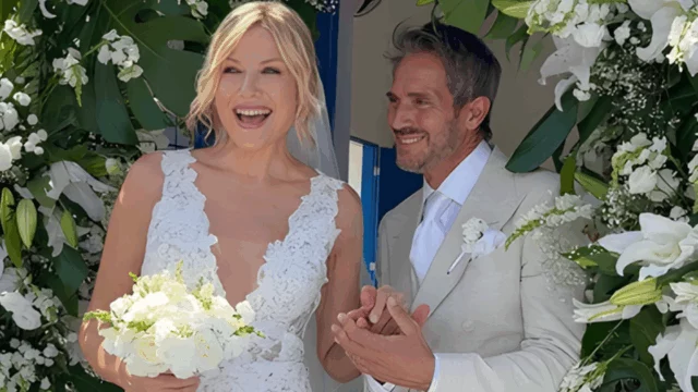 Natasha Stefanenko e Luca Sabbioni rinnovano il loro amore