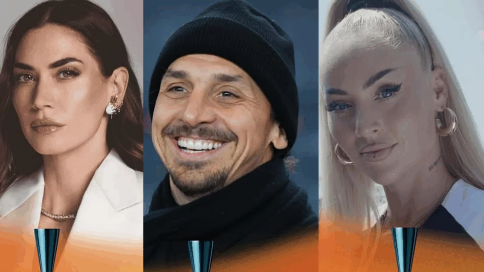 Melissa Satta e Zlatan Ibrahimovic tra i tedofori