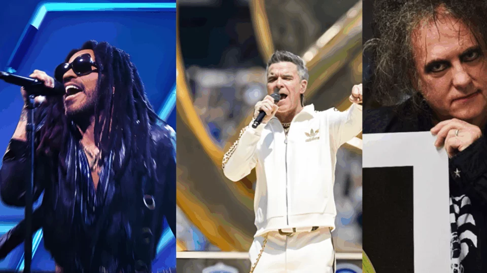 Lenny Kravitz, Robbie Williams e The Cure