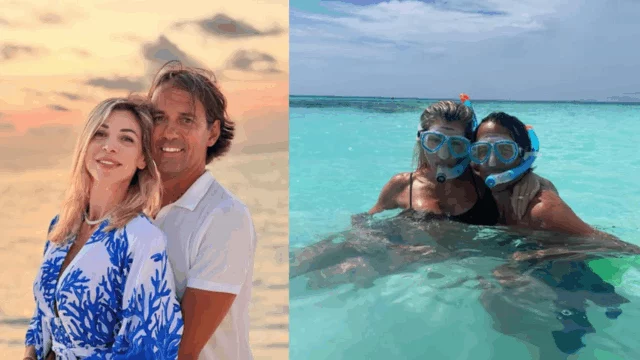 Simone Inzaghi e Gaia Lucariello hanno scelto le Maldive