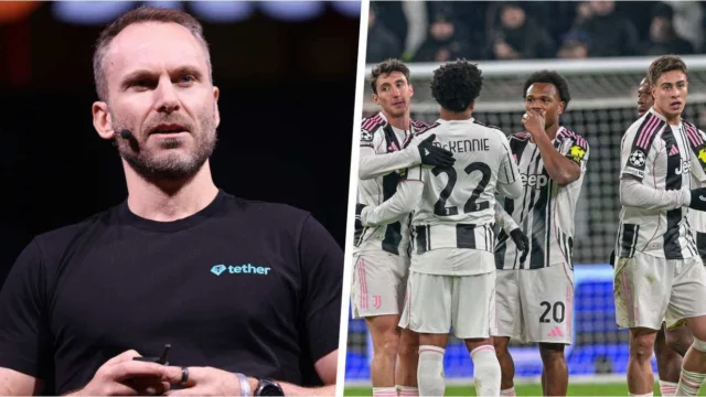 Tether cos'è la società di criptovalute che vuole la Juventus - CREDITI FOTO- Tether- Gage Skidmore/ZUMA Press Wire/Shutterstock /IPA Juventus_ Tommaso Fimiano/SOPA Images/Shutterstock / IPA
