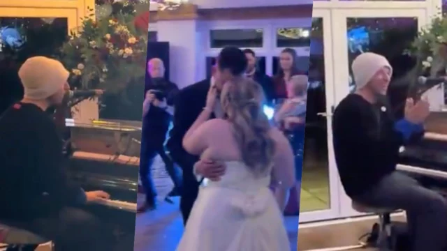 Chris Martin si presenta a sorpresa al matrimonio di due fan