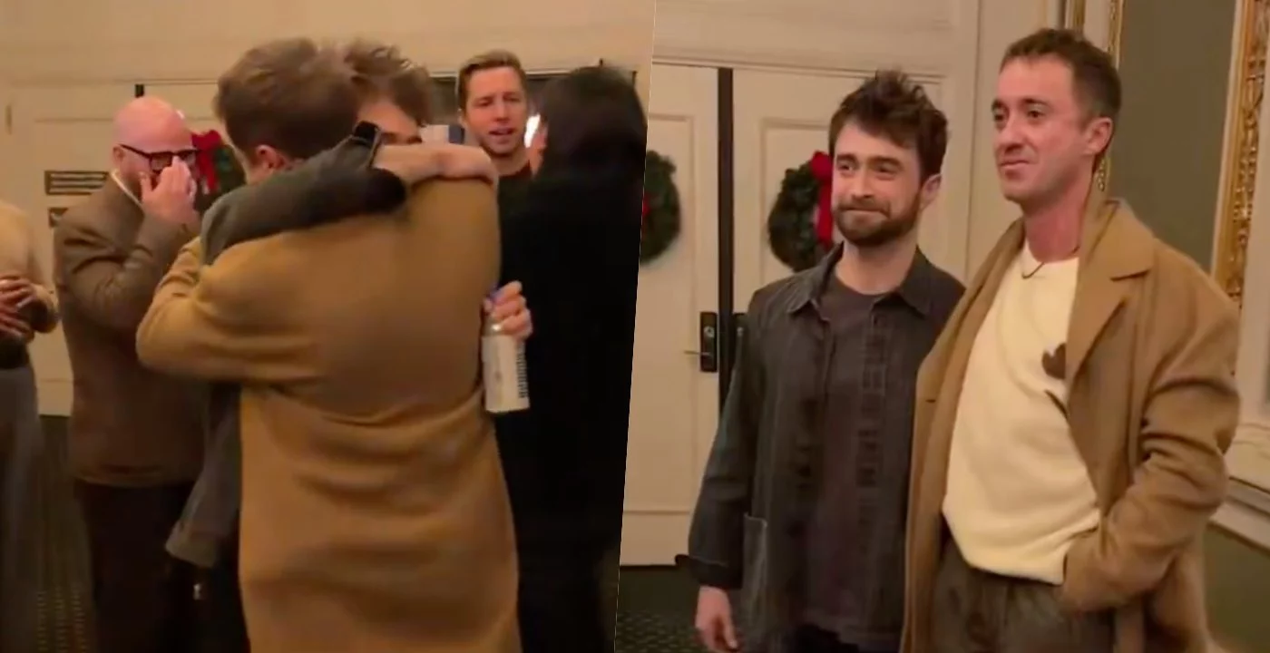 Daniel Radcliffe e Tom Felton si rivedono dopo 14 anni da Harry Potter