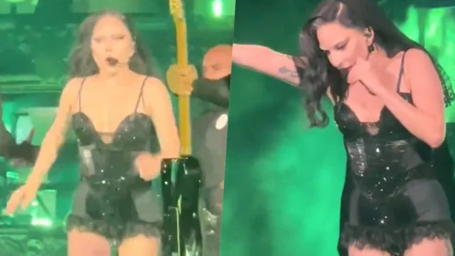 Lady Gaga, un ballerino cade dal palco e lei ferma il concerto