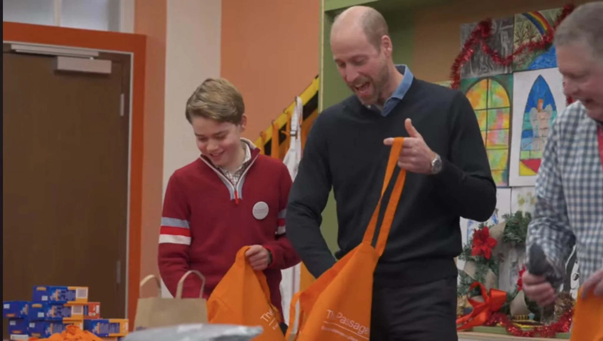 Il principe George segue le orme di Diana al fianco di papà William