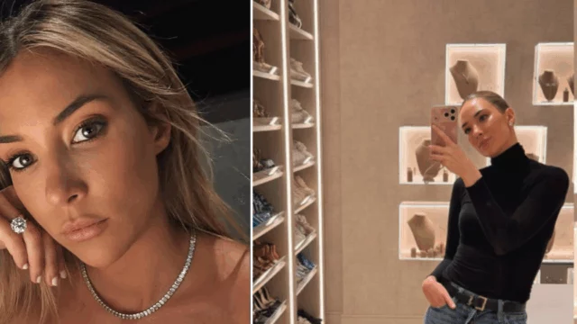 Alice Campello, l'armadio sembra una gioielleria