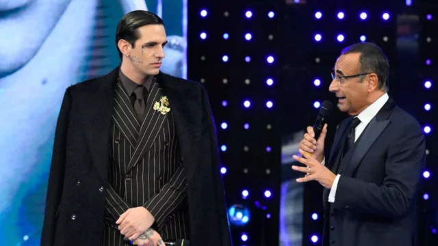 Achille Lauro appello Novella 2000 Carlo Conti - CREDITI FOTO. Maurizio D'Avanzo / IPA