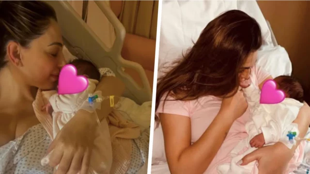 Anna Tatangelo pubblica le prime immagini con la figlia Beatrice e fa una dolce dedica