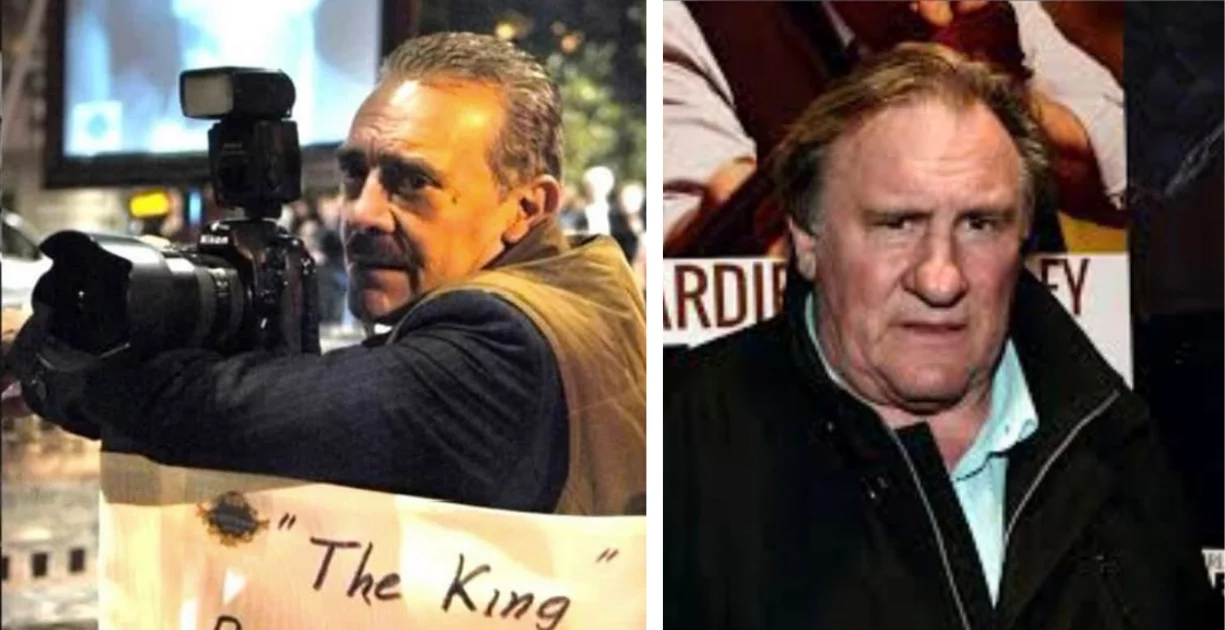 Rino Barillari e Gerard Depardieu: la pace a la Vita in Diretta