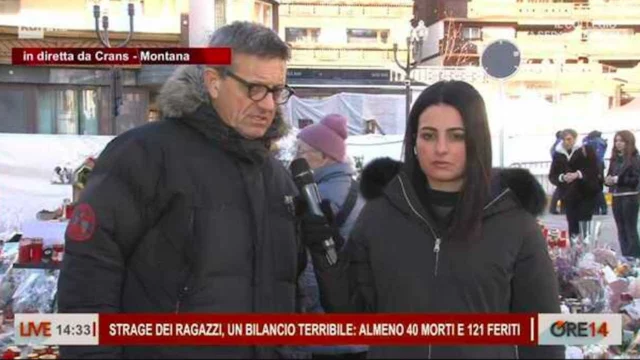 Crans Montana, aggredita la giornalista Francesca Crimi di Ore 14