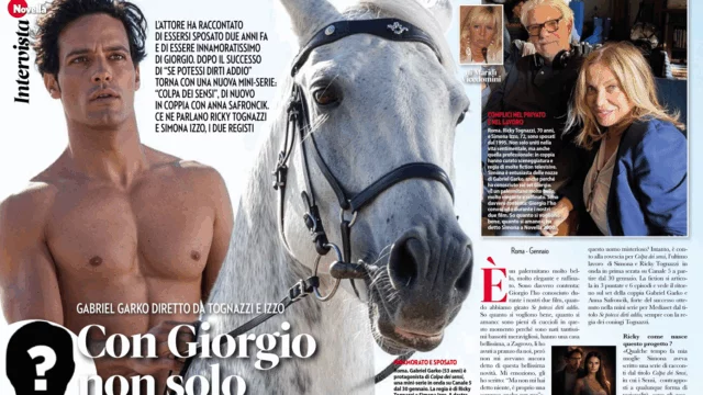 Gabriel Garko, con Giorgio non solo per i sensi ph press