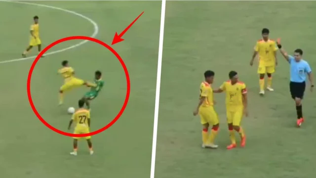 Giocatore fa un fallo e manda l'avversario in terapia intensiva