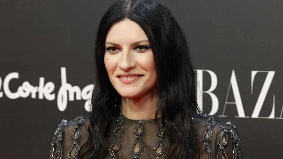 Laura pausini con conti a Sanremo