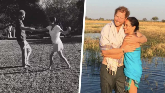 Meghan e Harry ballano scalzi nel prato ripresi dalla figlia Lilibet, ma è polemica
