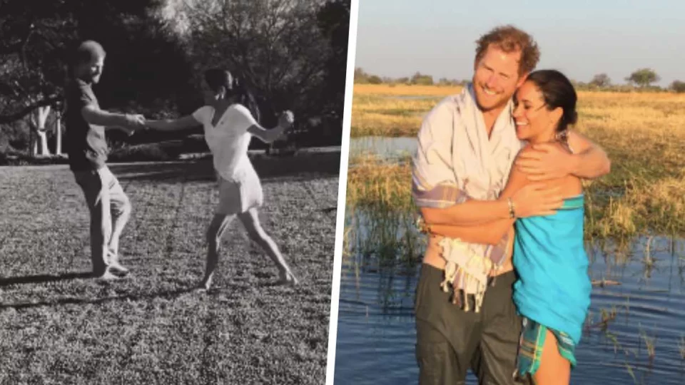Meghan e Harry ballano scalzi nel prato ripresi dalla figlia Lilibet, ma è polemica