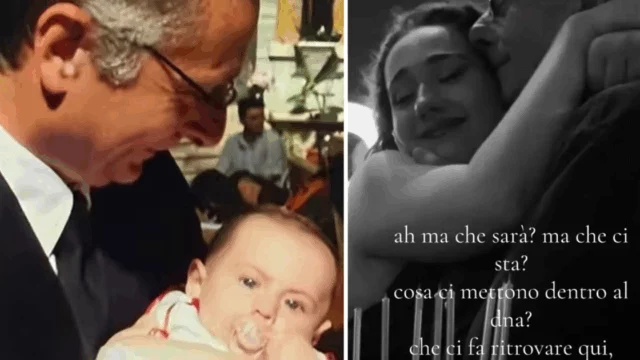 Paolo Bonolis e la figlia Adele