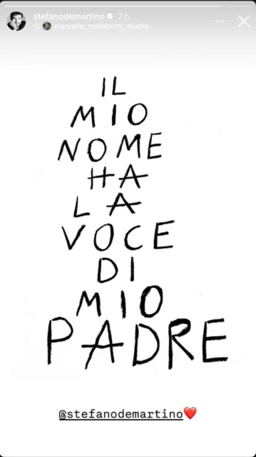 Storia Instagram - Stefano De Martino