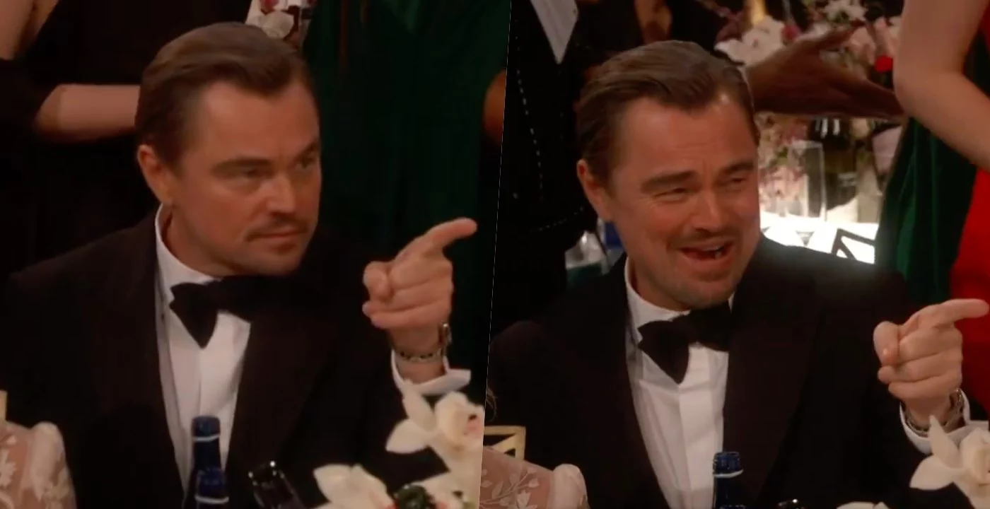 Leonardo DiCaprio conquista i Golden Globe, le sue facce diventano virali