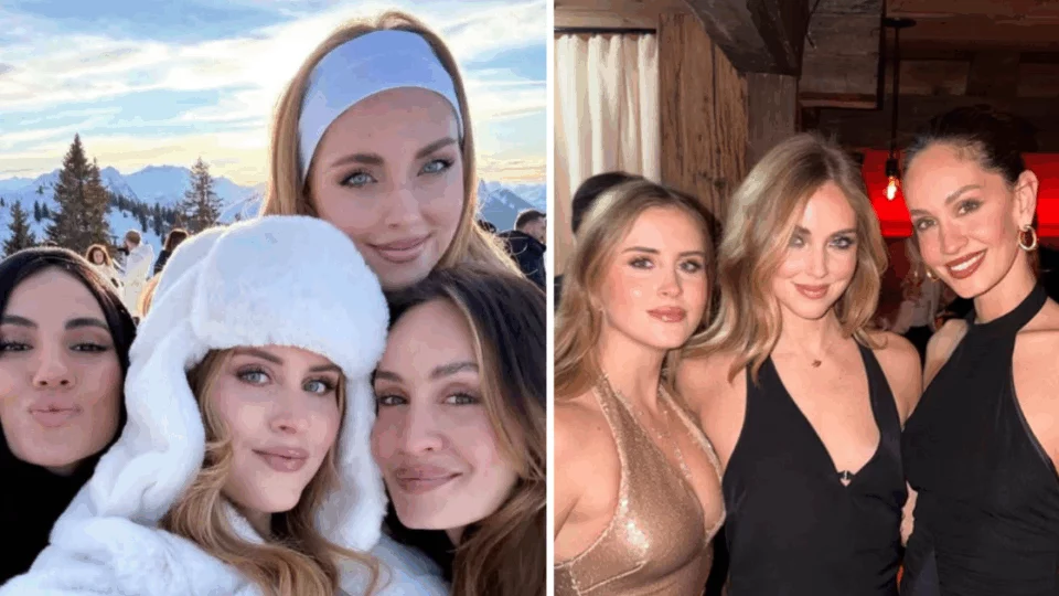 le sorelle Ferragni con Helena Prestes e Giulia De Lellis in cima alla vetta