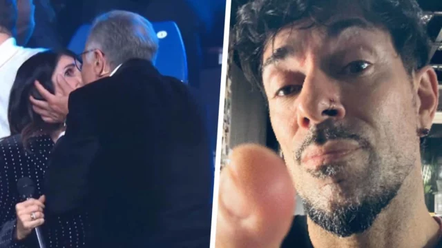 Paolo Bonolis bacia Giorgia reazione Emanuel Lo - Novella 2000