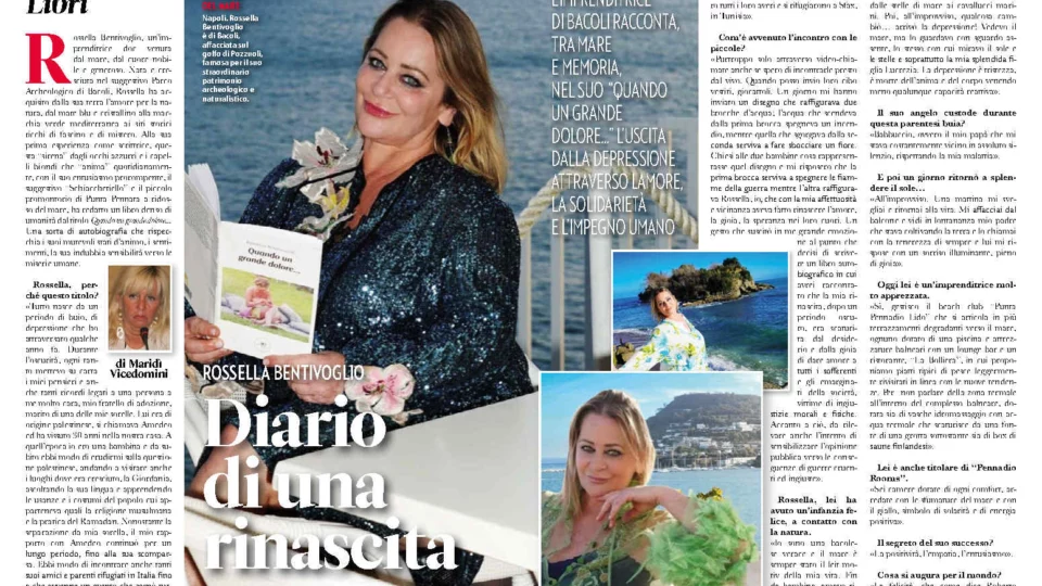 Rossella Bentivoglio, diario di una rinascita ph press