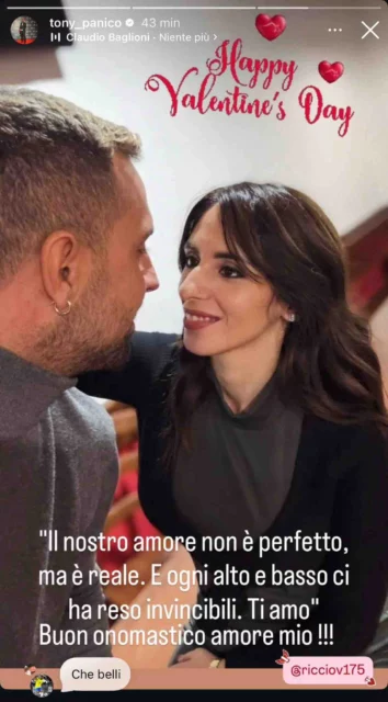 Storia Instagram Antonio Panico - Temptation Island