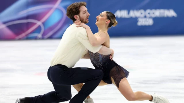 Sara Conti in gara alle Olimpiadi con l'ex Macii, mentre il suo fidanzato è nella squadra spagnola CREDITI FOTO: IPA