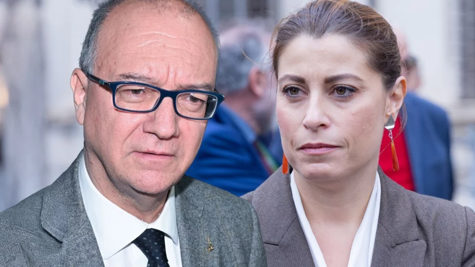 Il ministro Valditara e l'onorevole Piccolotti