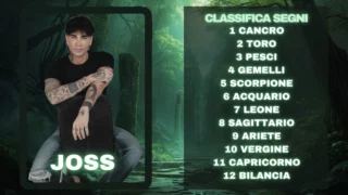 Oroscopo di Joss classifica 13-19 aprile