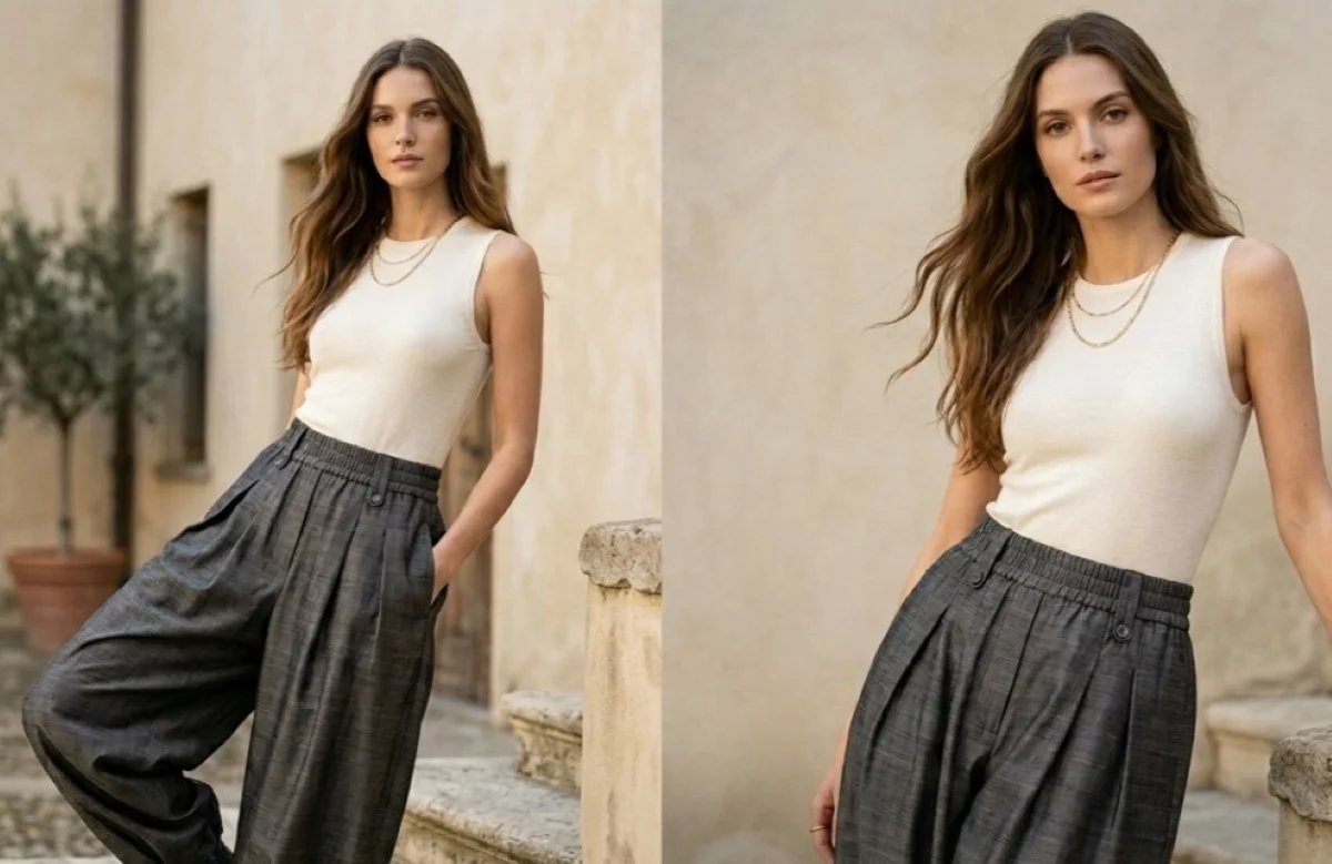 pantaloni harem il trend del momento a chi stanno bene e come abbinarli da Novella2000.it pantaloni harem il trend del momento a chi stanno bene e come abbinarli