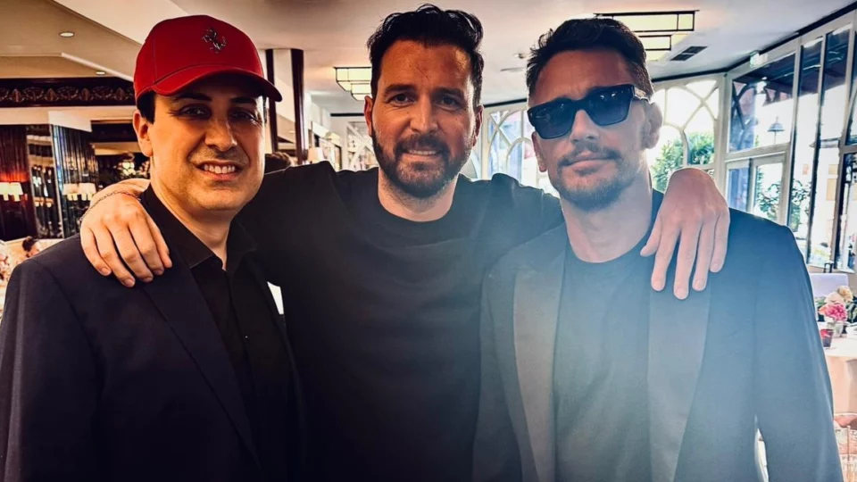 Andrea Iervolino e James Franco a Cannes