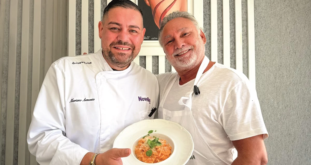 francesco paolantoni ai fornelli con chef armonia la pasta e patate mi sa di casa da Novella2000.it francesco paolantoni ai fornelli con chef armonia la pasta e patate mi sa di casa