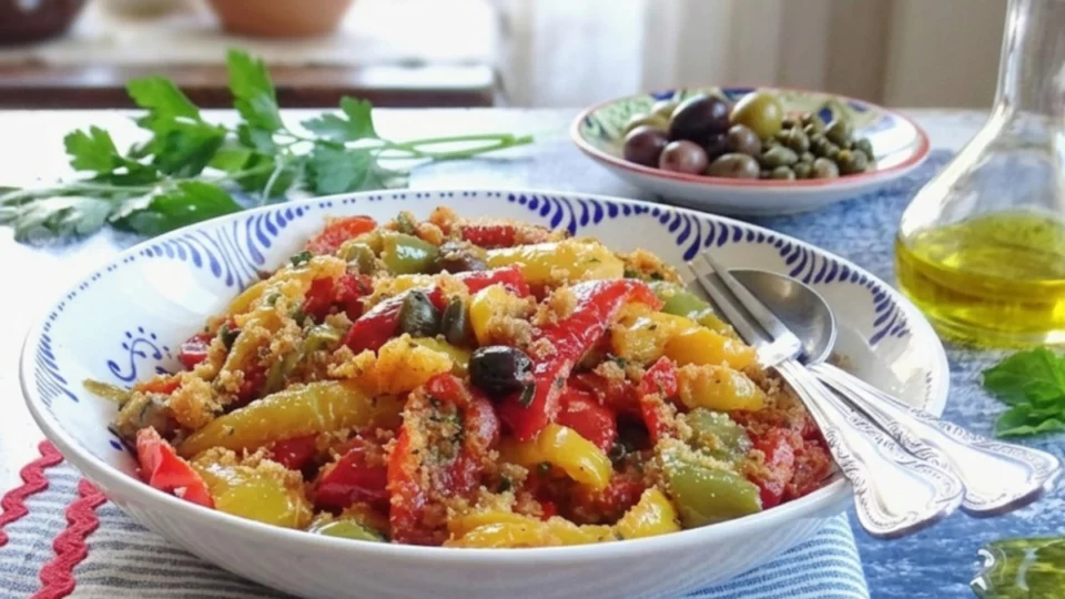 ricetta peperoni gratinati in padella
